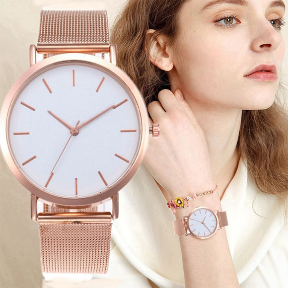 Leecnuo Women's Fashion Watch Modern Quartz WristWatch