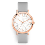 New Fashion Marble Women Watch Simple Casual Leather