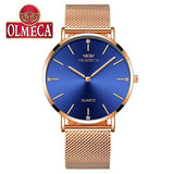 OLMECA Top Brand Luxury Watch Fashion