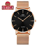OLMECA Top Brand Luxury Watch Fashion