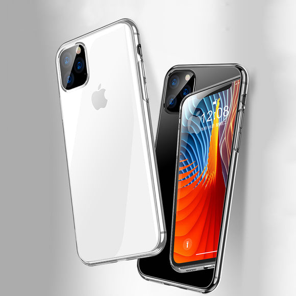 For iPhone 11 2019 Case Slim Clear Soft TPU Cover Support Wireless Charging for iPhone 11 Pro Max 5.8inch 6.1inch 6.8inch New