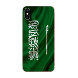 Saudi Arabia National Flag Emblem For Apple iPhone X XS Max XR 4 4S 5 5C 5S SE 6 6S 7 8 Plus Soft Silica