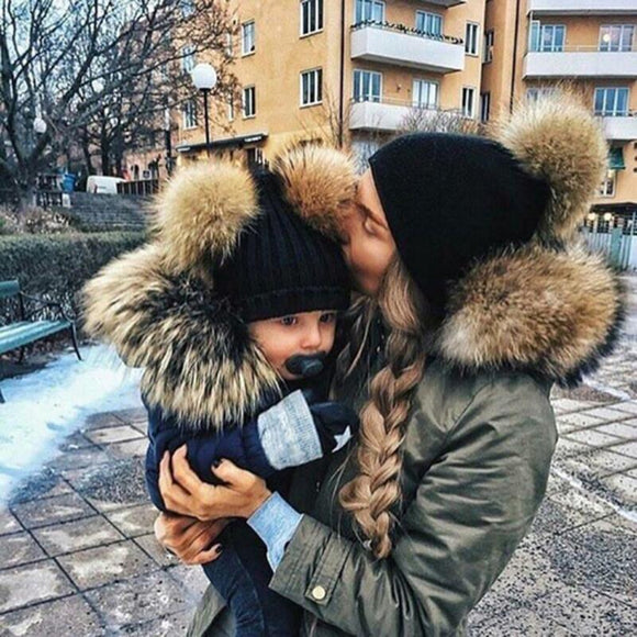 Fashion Parent-child Caps Cute Infant Baby