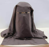 Muslim Bandana Scarf Islamic 3 layers Niqab
