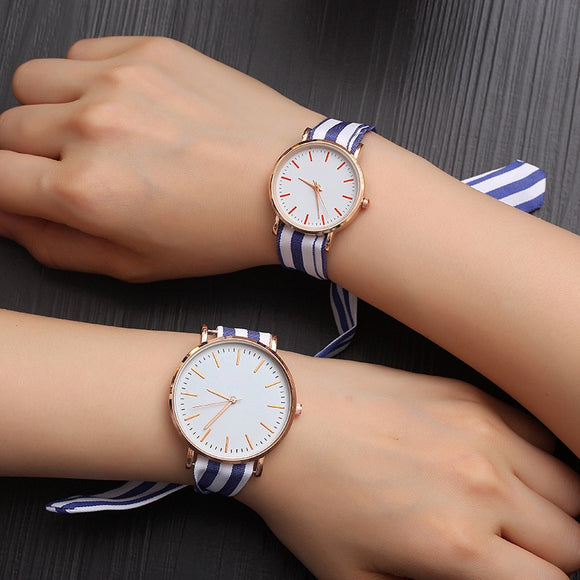 JBRL Women Watch Simple Scarf Stripe Wrist Watch Female