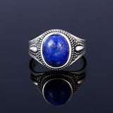 Sterling silver 925 men and women jewelry retro ring