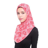 Patterened Hijabs Muslim Iislamic Scarf Scarves Printed Multicolor Headscarf Women Muslim Hijab Scarf
